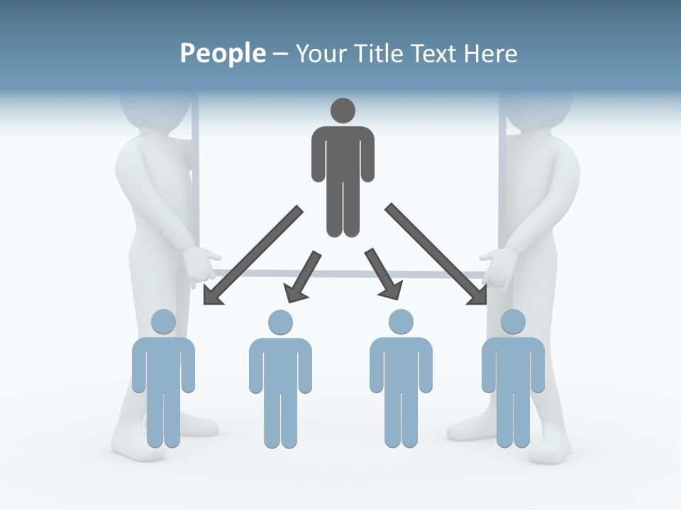 White Advert Card PowerPoint Template