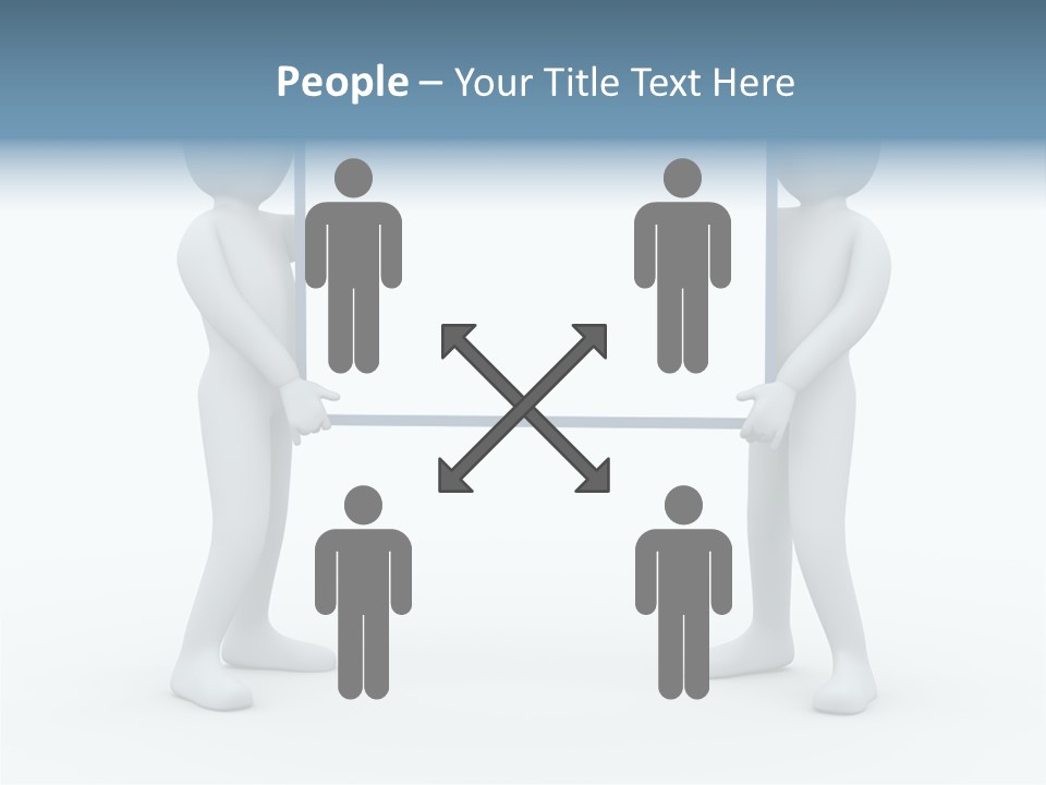 White Advert Card PowerPoint Template