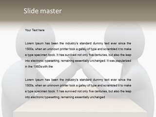 Challenge Colleague Guy PowerPoint Template