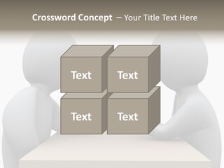 Challenge Colleague Guy PowerPoint Template
