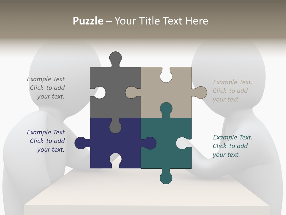 Challenge Colleague Guy PowerPoint Template
