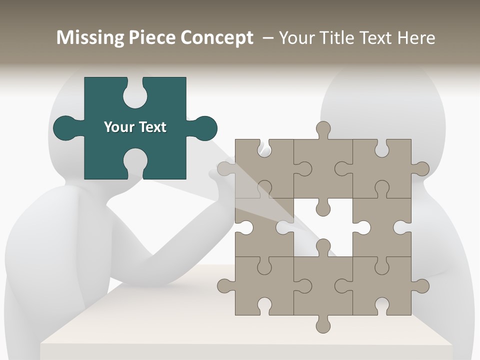 Challenge Colleague Guy PowerPoint Template