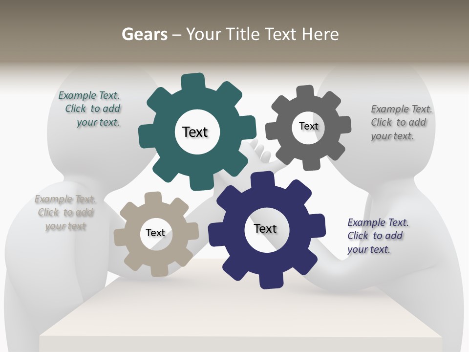 Challenge Colleague Guy PowerPoint Template