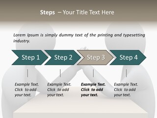 Challenge Colleague Guy PowerPoint Template