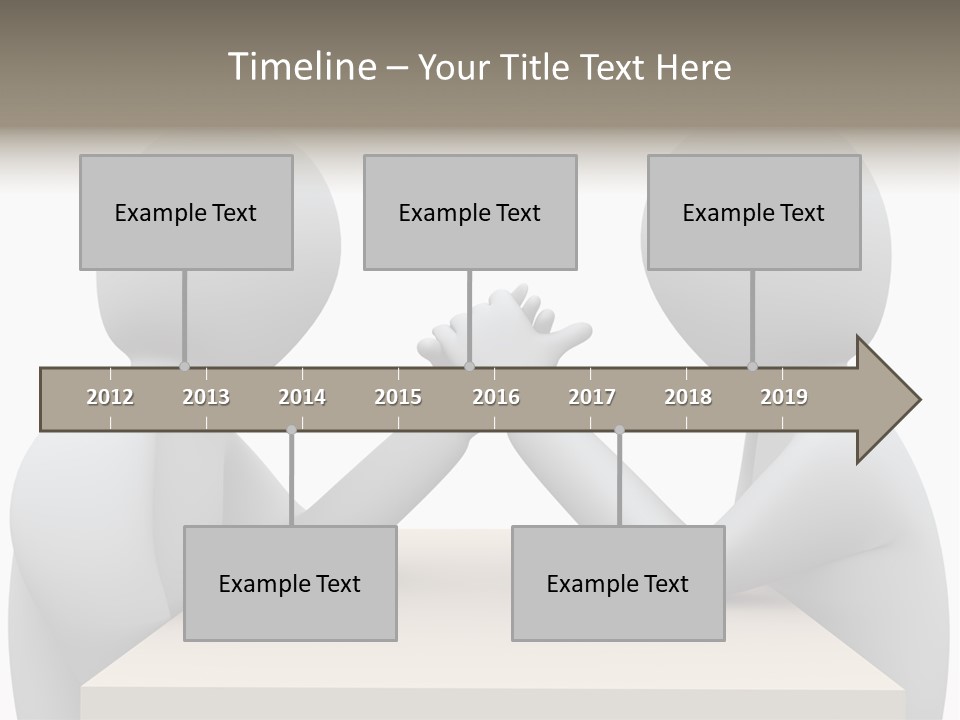 Challenge Colleague Guy PowerPoint Template