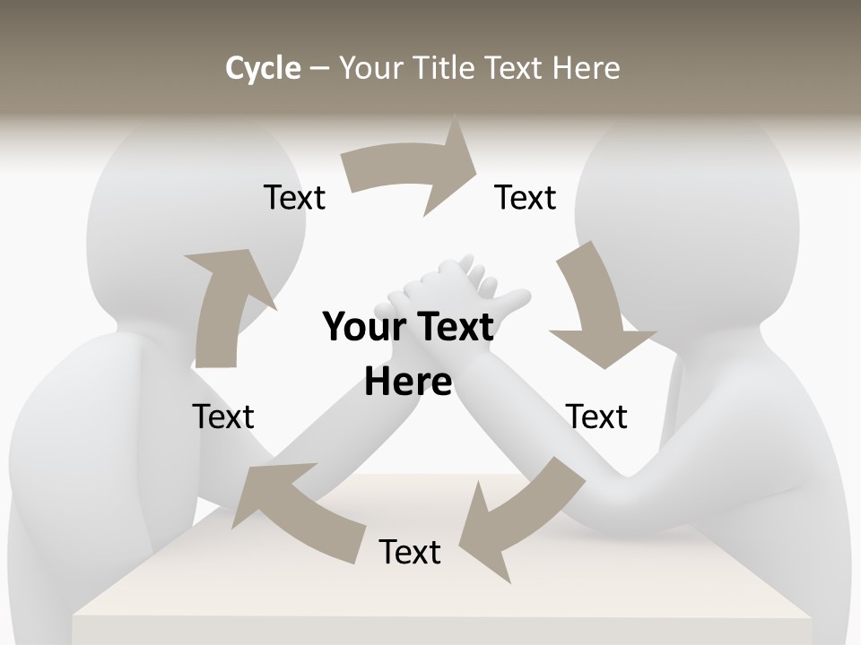 Challenge Colleague Guy PowerPoint Template