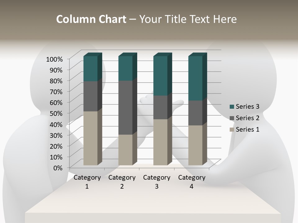 Challenge Colleague Guy PowerPoint Template
