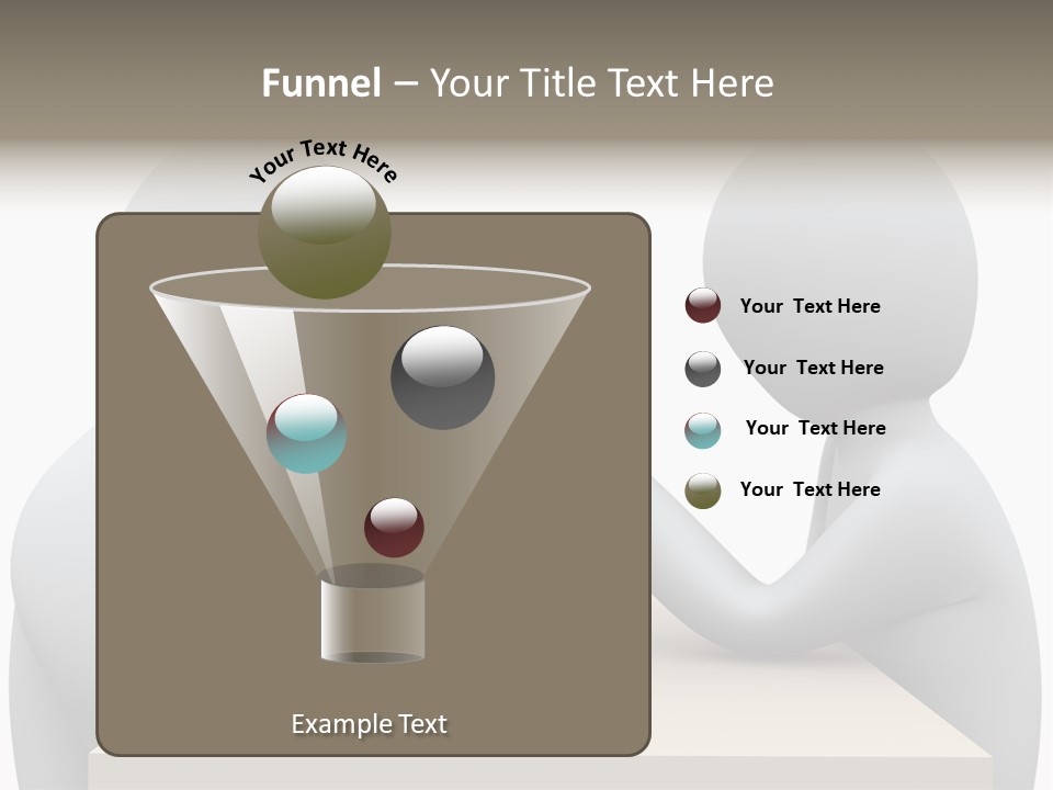 Challenge Colleague Guy PowerPoint Template