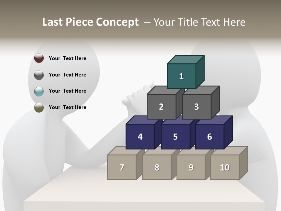 Challenge Colleague Guy PowerPoint Template