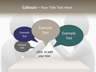 Challenge Colleague Guy PowerPoint Template