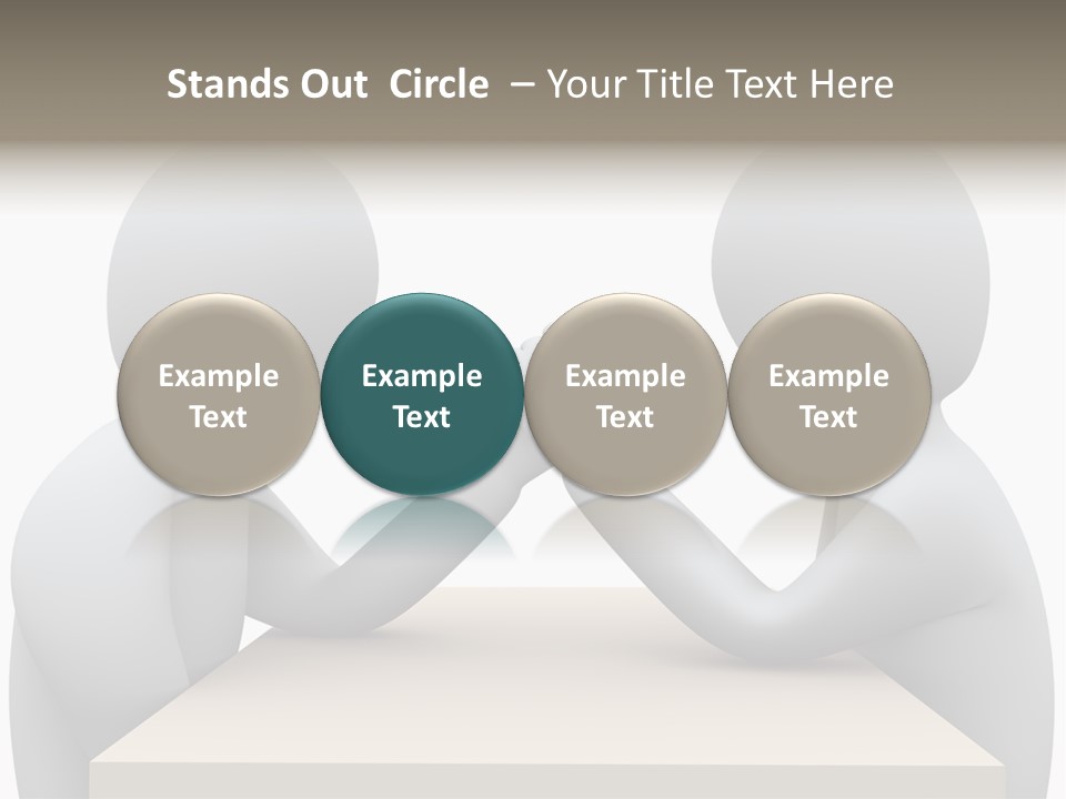 Challenge Colleague Guy PowerPoint Template