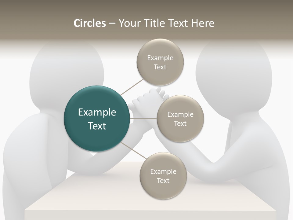 Challenge Colleague Guy PowerPoint Template