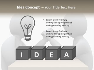 Challenge Colleague Guy PowerPoint Template