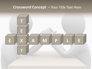 Challenge Colleague Guy PowerPoint Template