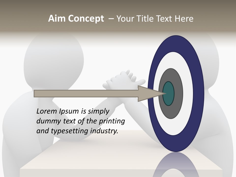 Challenge Colleague Guy PowerPoint Template