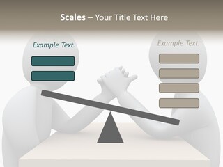 Challenge Colleague Guy PowerPoint Template