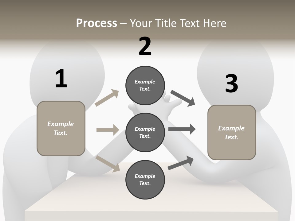 Challenge Colleague Guy PowerPoint Template