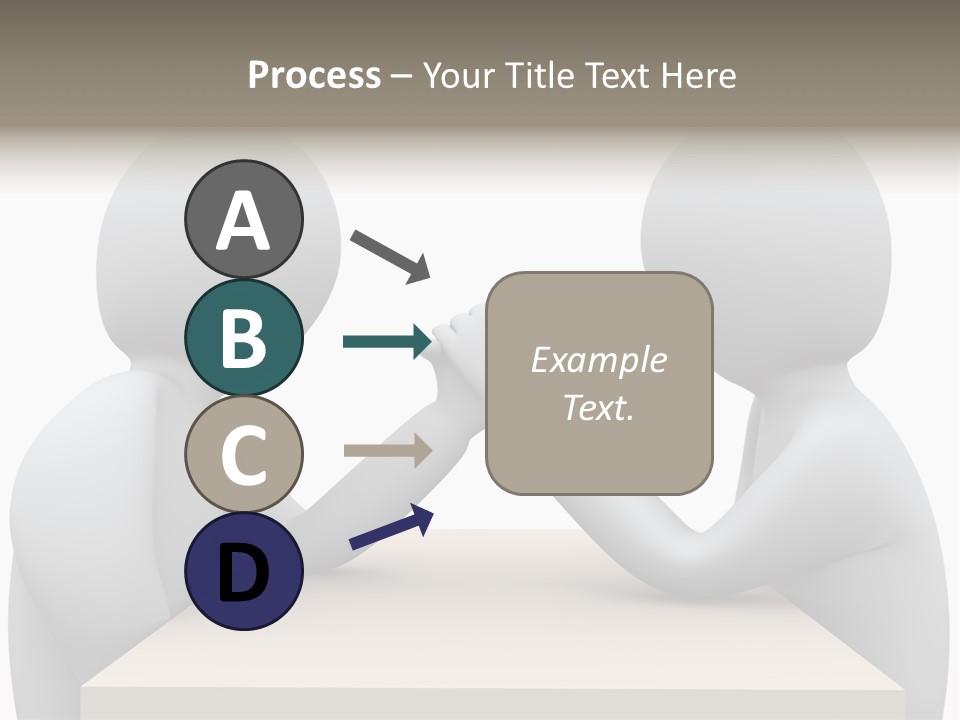 Challenge Colleague Guy PowerPoint Template