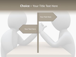 Challenge Colleague Guy PowerPoint Template