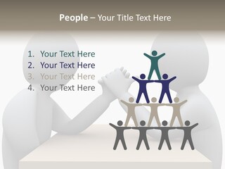 Challenge Colleague Guy PowerPoint Template