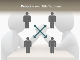 Challenge Colleague Guy PowerPoint Template