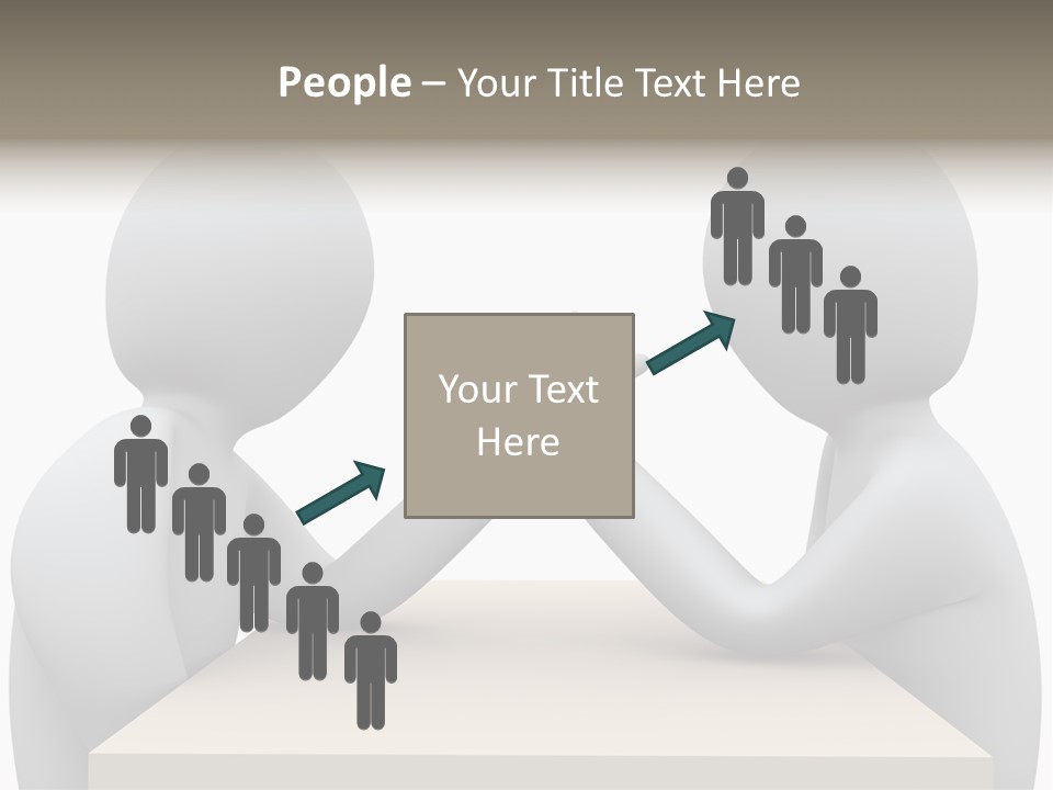Challenge Colleague Guy PowerPoint Template