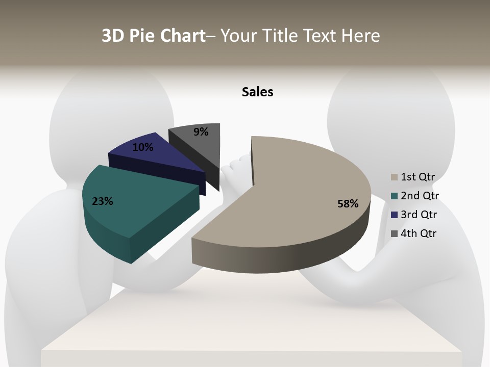 Challenge Colleague Guy PowerPoint Template