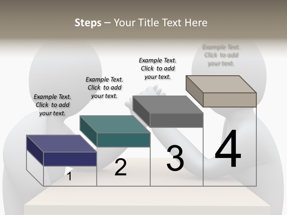 Challenge Colleague Guy PowerPoint Template