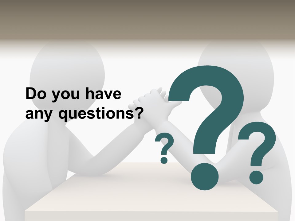 Challenge Colleague Guy PowerPoint Template