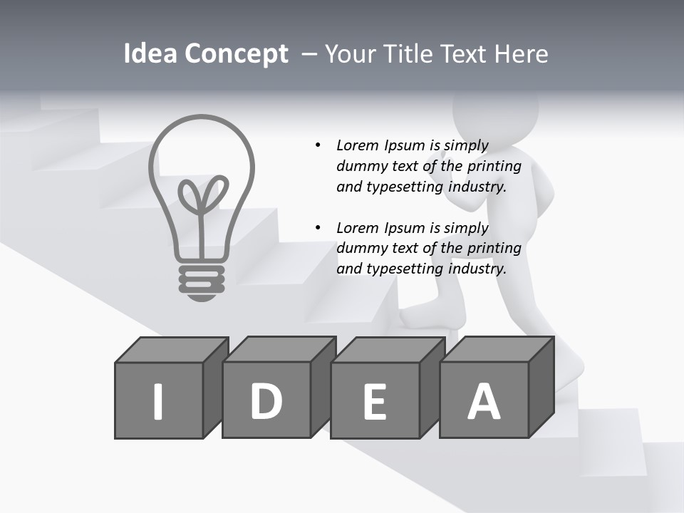 Future Businessman Financial PowerPoint Template