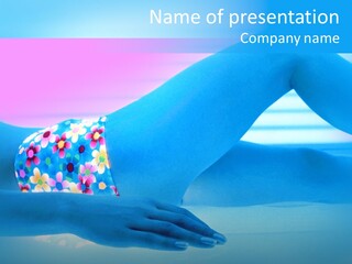 Solarium Fashion Cosmetic PowerPoint Template