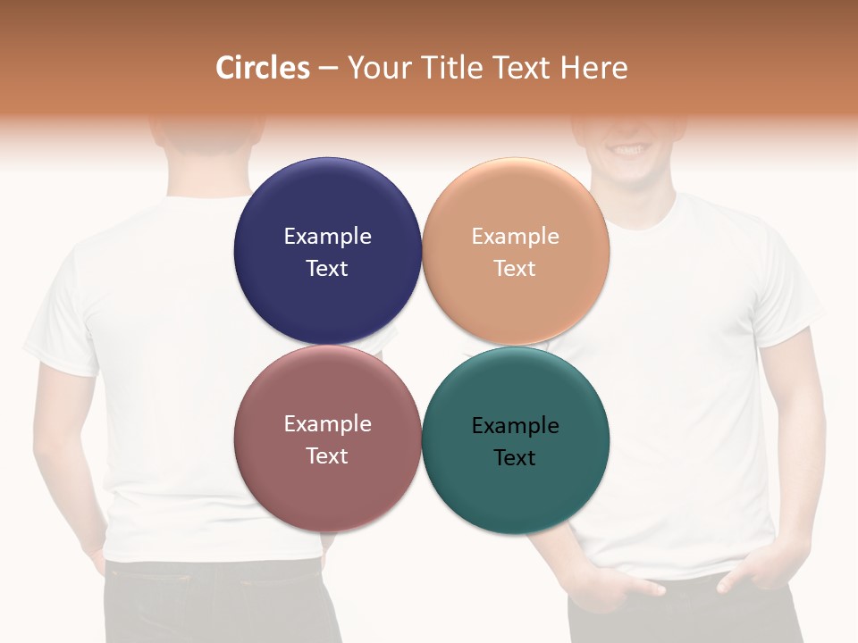 Clothing T Shirt White Beauty PowerPoint Template