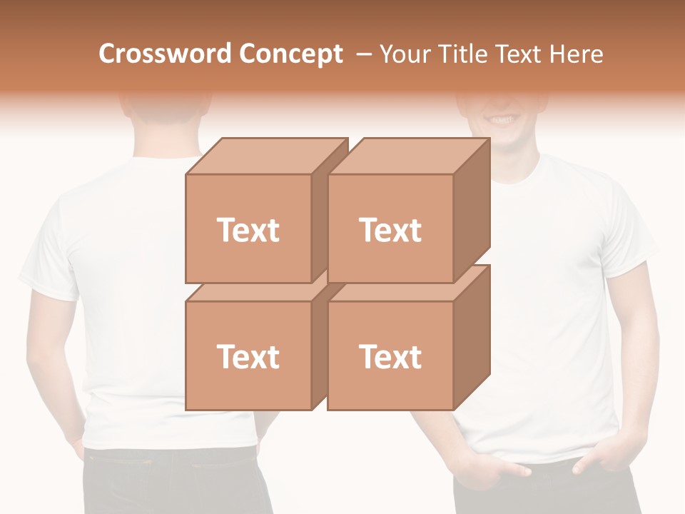 Clothing T Shirt White Beauty PowerPoint Template