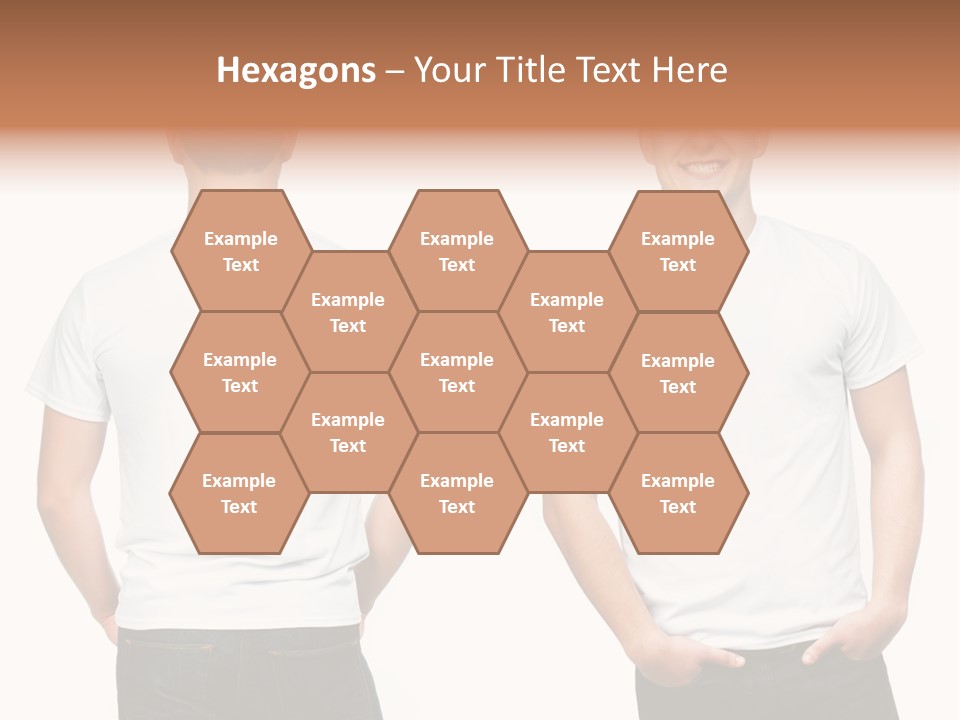 Clothing T Shirt White Beauty PowerPoint Template