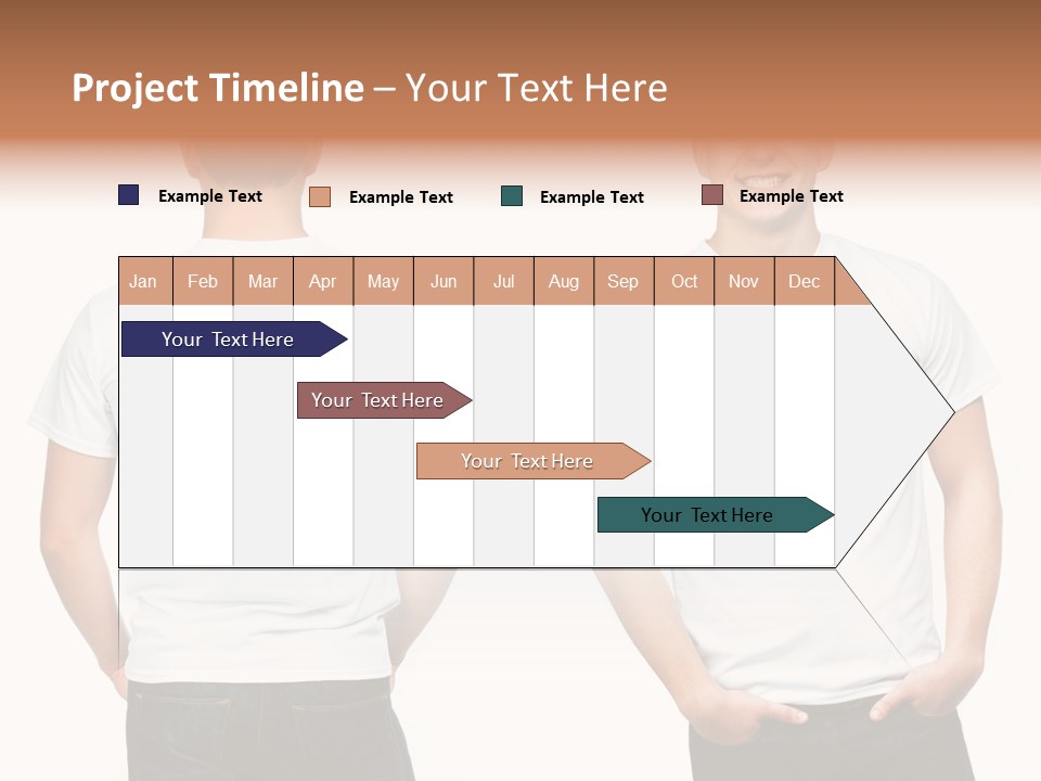 Clothing T Shirt White Beauty PowerPoint Template