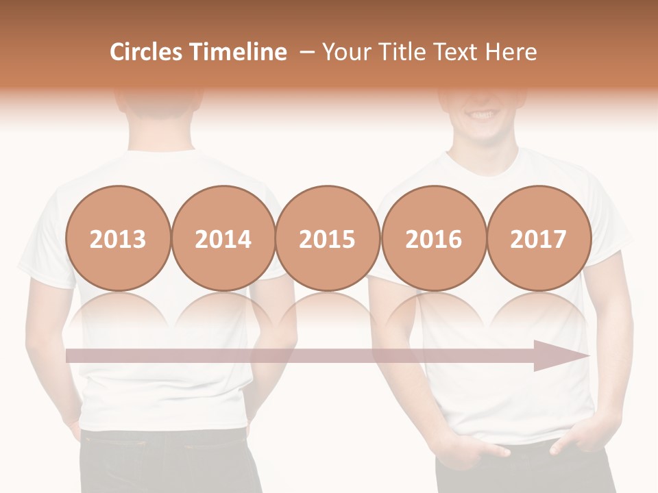 Clothing T Shirt White Beauty PowerPoint Template