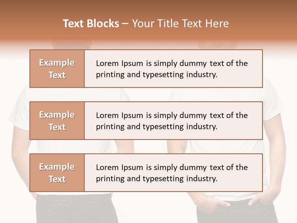 Clothing T Shirt White Beauty PowerPoint Template