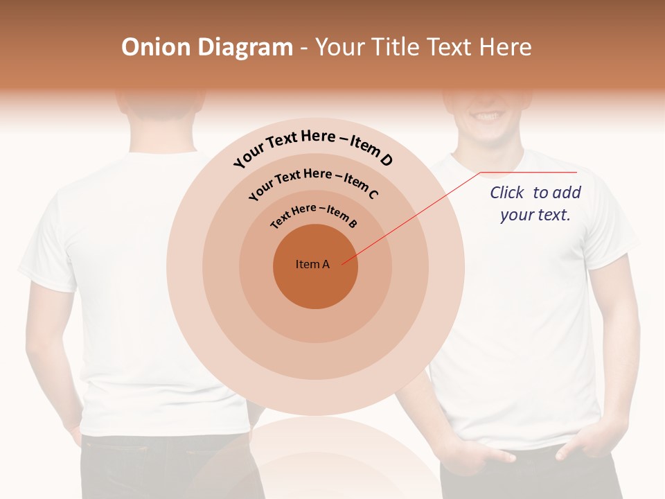 Clothing T Shirt White Beauty PowerPoint Template