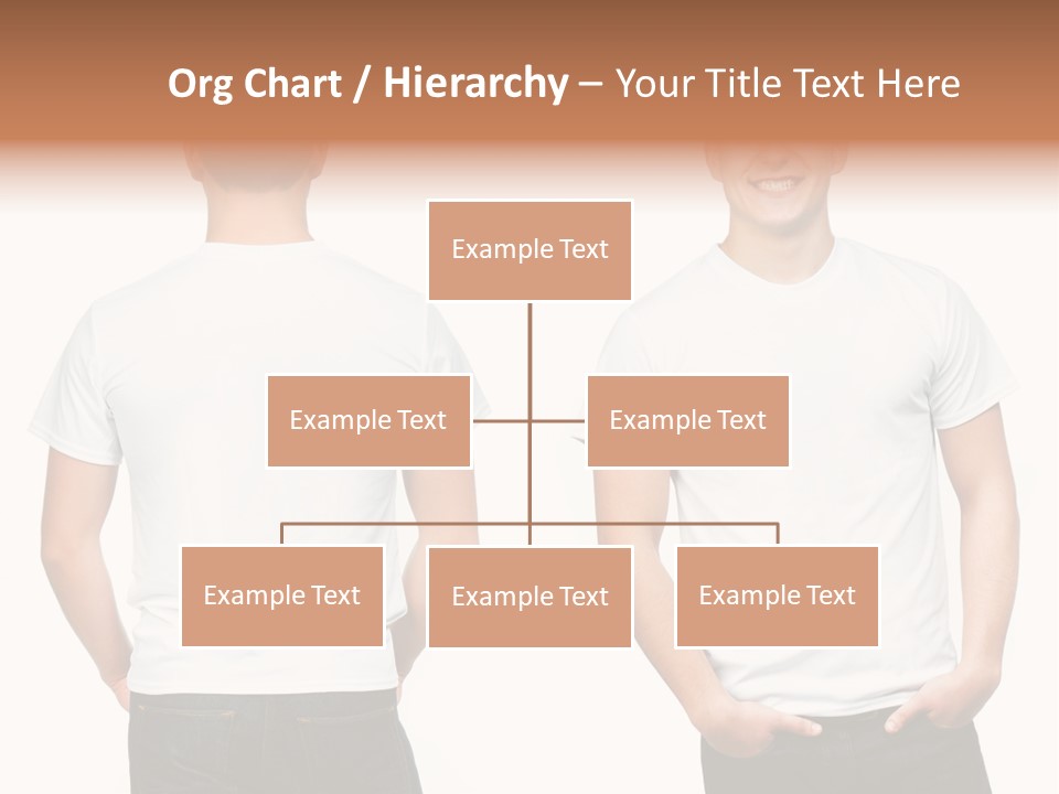 Clothing T Shirt White Beauty PowerPoint Template