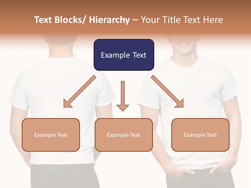 Clothing T Shirt White Beauty PowerPoint Template