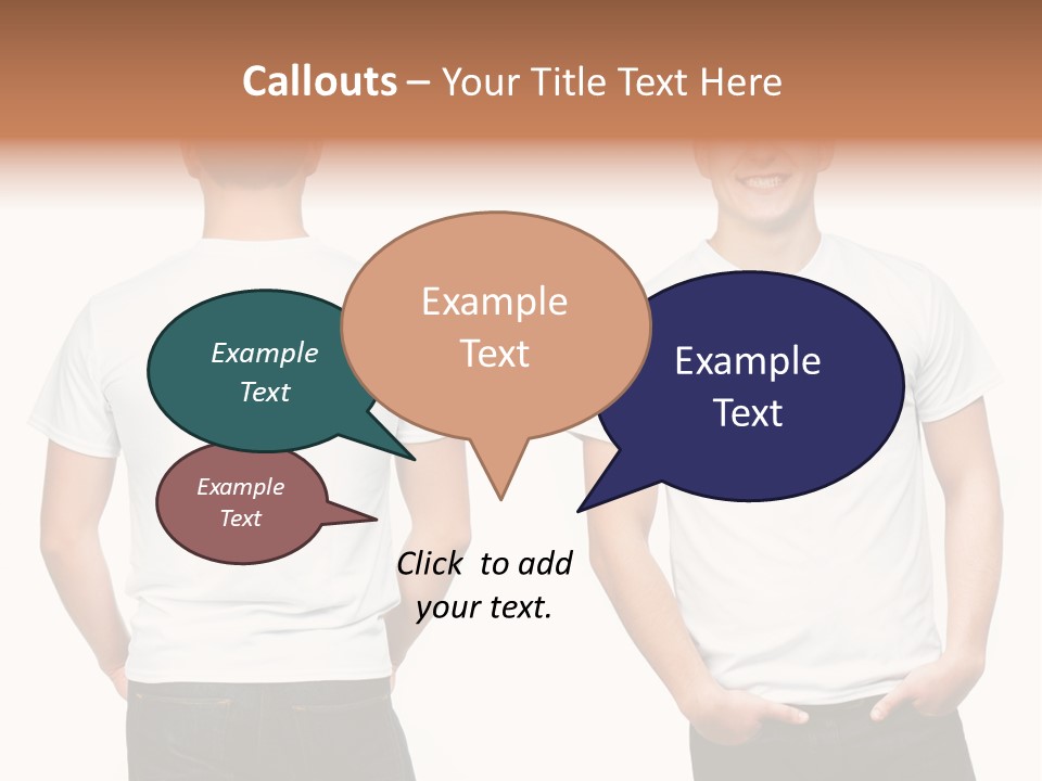 Clothing T Shirt White Beauty PowerPoint Template