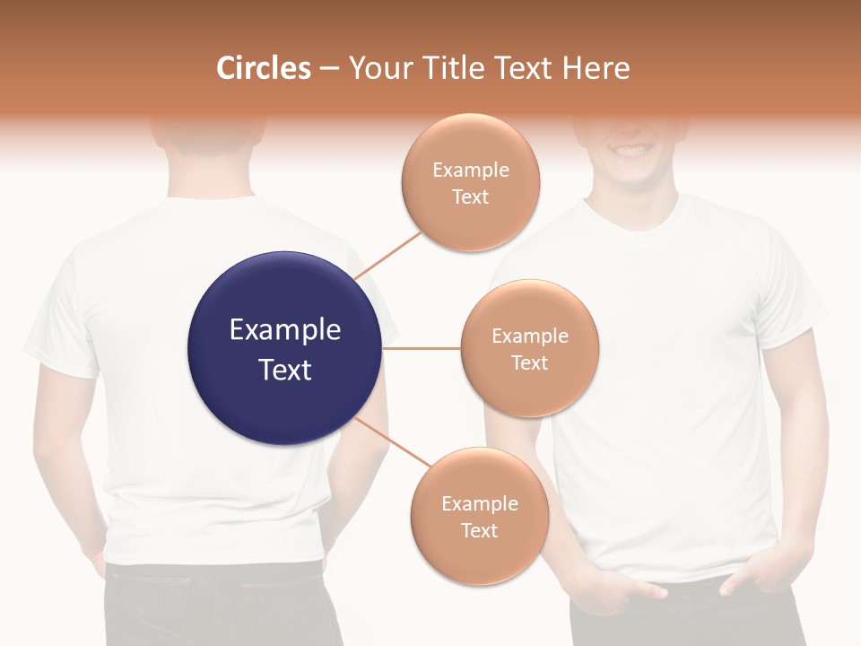 Clothing T Shirt White Beauty PowerPoint Template