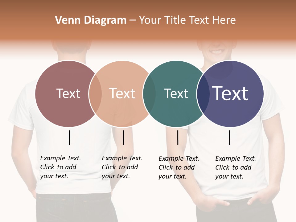 Clothing T Shirt White Beauty PowerPoint Template