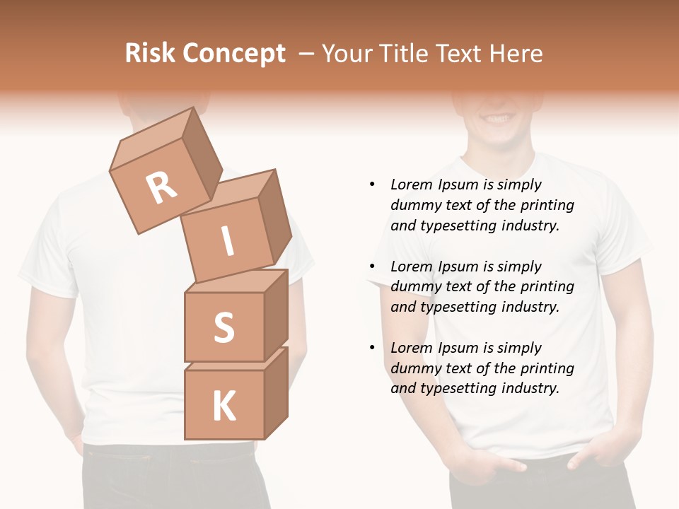 Clothing T Shirt White Beauty PowerPoint Template