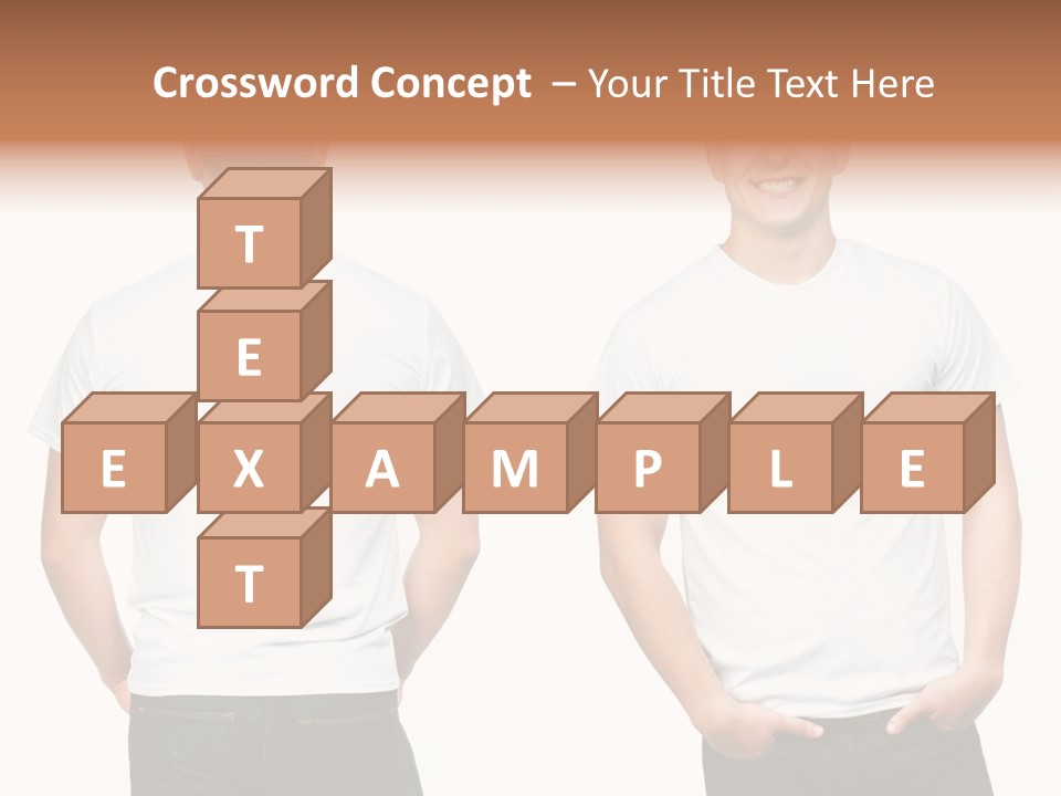 Clothing T Shirt White Beauty PowerPoint Template