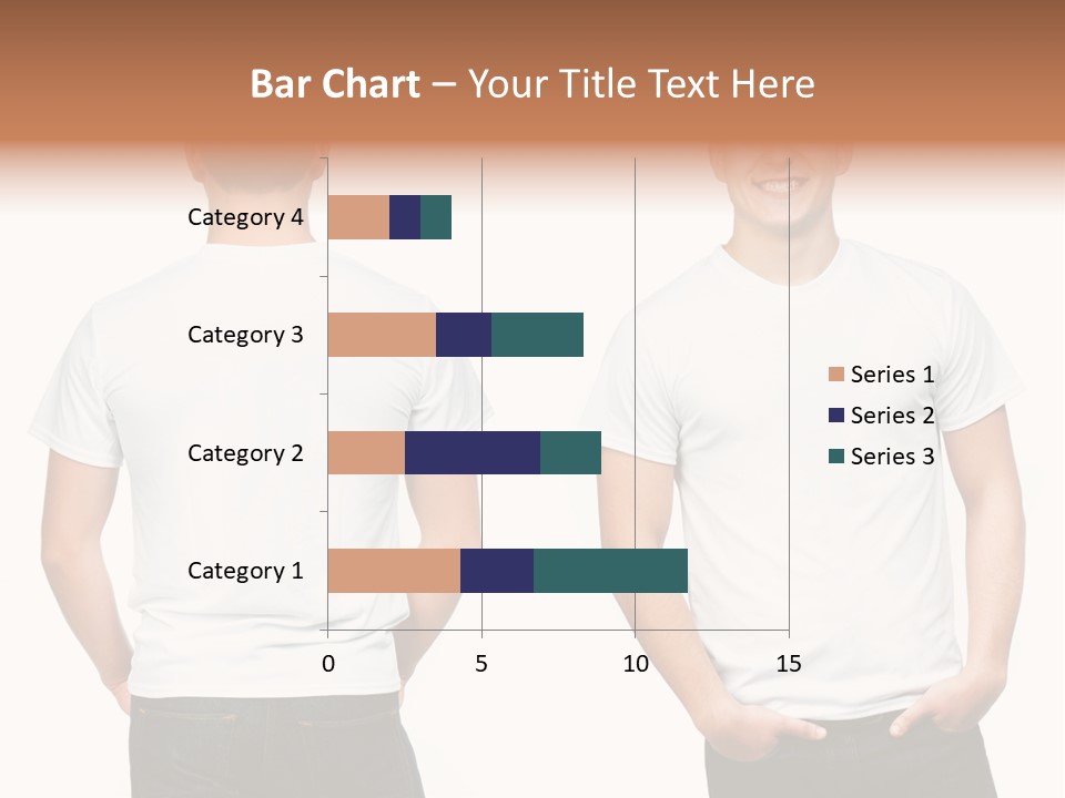 Clothing T Shirt White Beauty PowerPoint Template