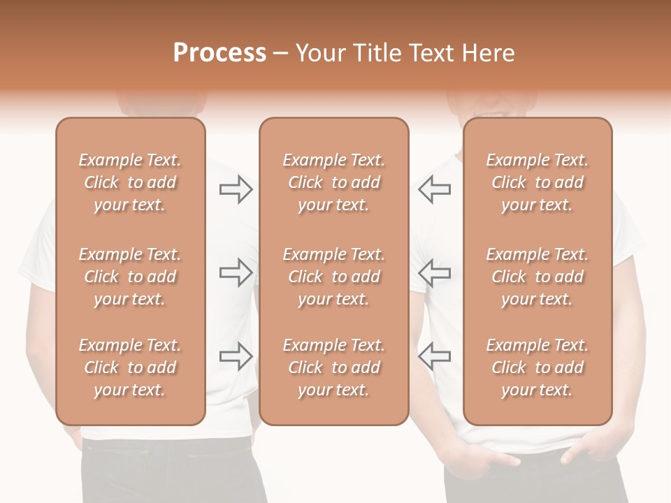 Clothing T Shirt White Beauty PowerPoint Template