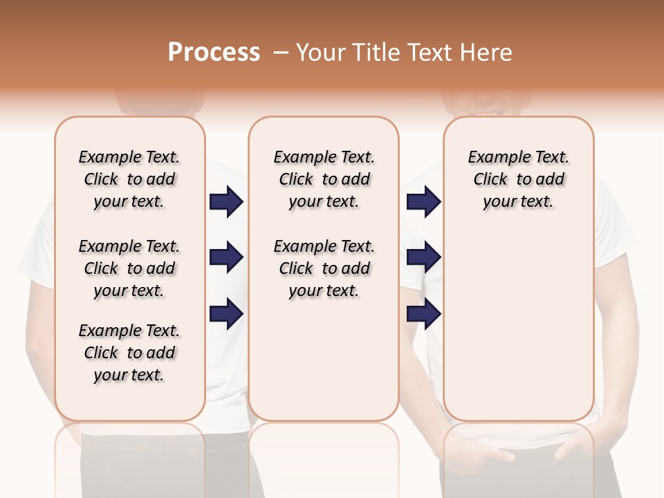 Clothing T Shirt White Beauty PowerPoint Template