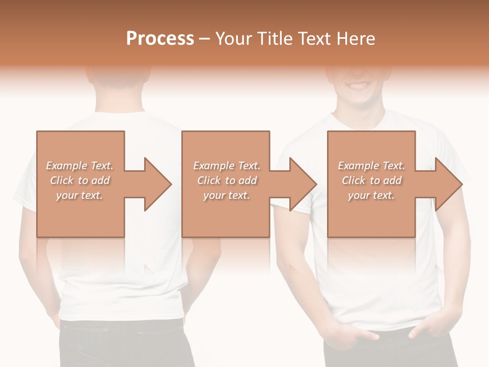 Clothing T Shirt White Beauty PowerPoint Template