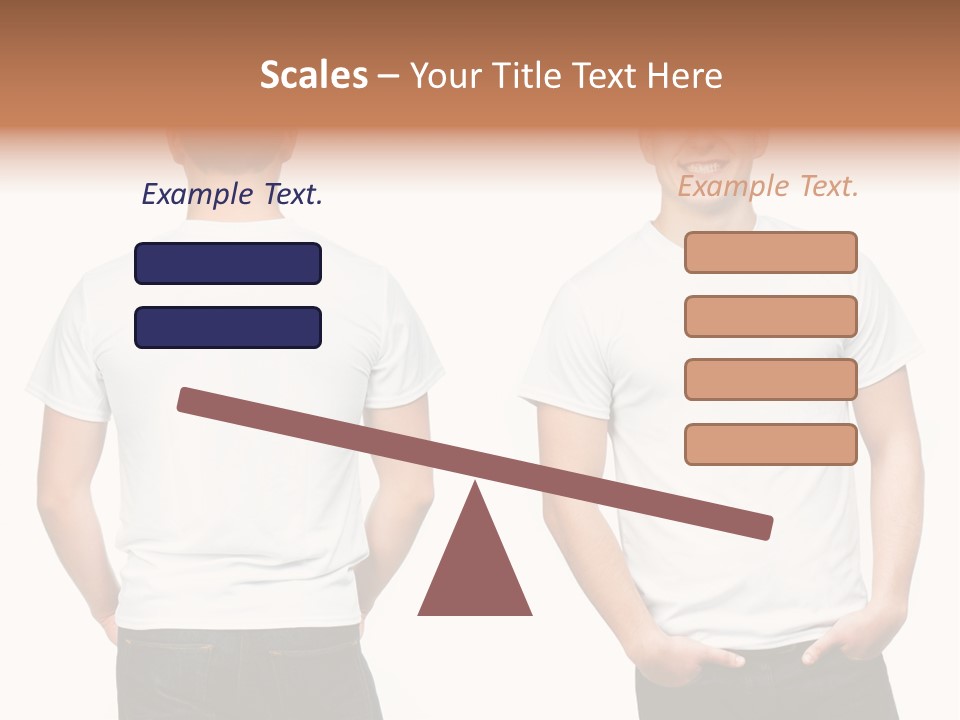 Clothing T Shirt White Beauty PowerPoint Template